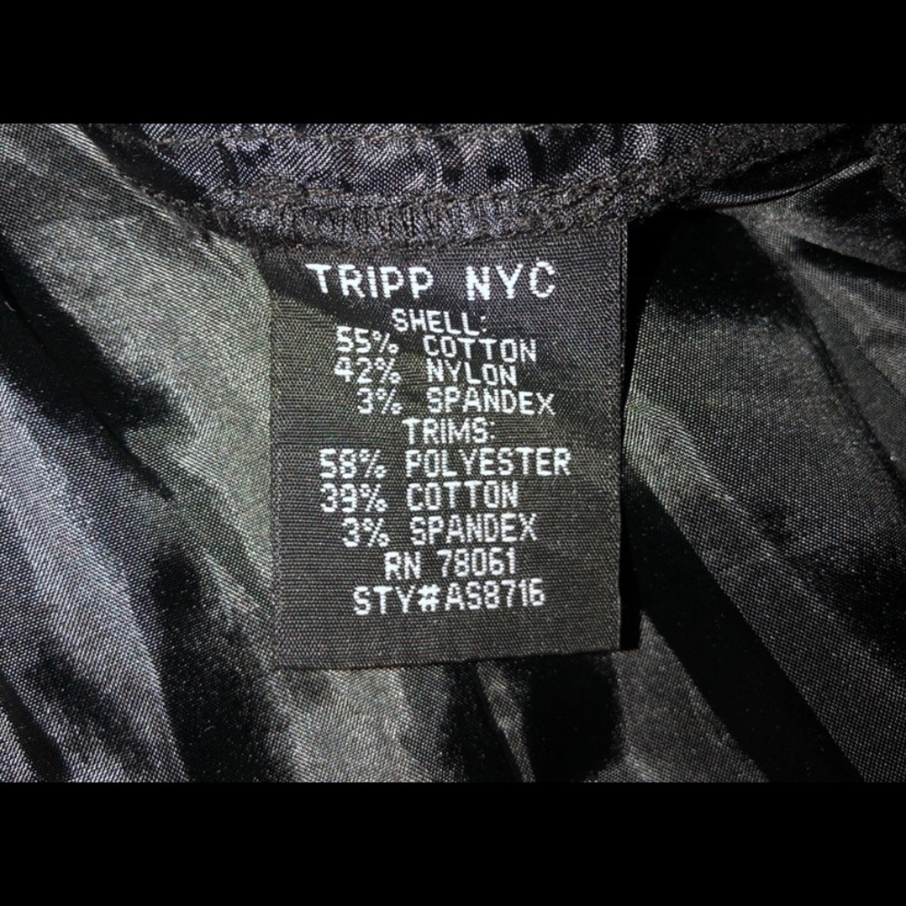 Tripp Nyc Brocade tutu Goth Ballerina Dress - Picture 16 of 16